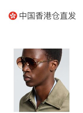1h可退 香港直邮LOEWE 罗意威 男士 标志飞行员太阳眼镜配饰