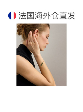 自营欧洲直邮Ralph Lauren拉夫劳伦 女士金色镶嵌宝石手镯