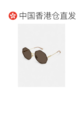 香港直邮CHLOÉ 女士太阳镜 CH0202S004004 AW2023 金色 CHLOÉ gla