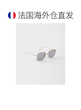 自营欧洲直邮PRADA普拉达 Eyewear Collection女士灰色金属徽标太