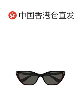 1h可退 香港直邮Gucci 古驰 女士 猫眼框太阳镜 GG1815S black黑