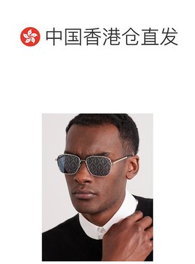1h可退 香港直邮DIOR 迪奥 男士 CD S4U 钻石D形框镀银醋纤太阳眼