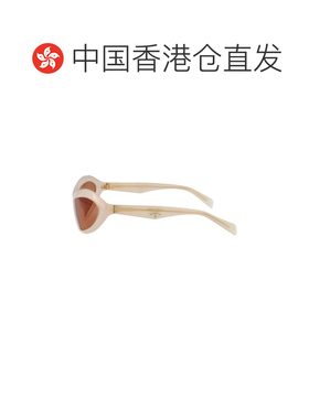 1h可退 香港直邮Prada 普拉达 女士 乳白色牛奶色醋纤太阳眼镜 0P