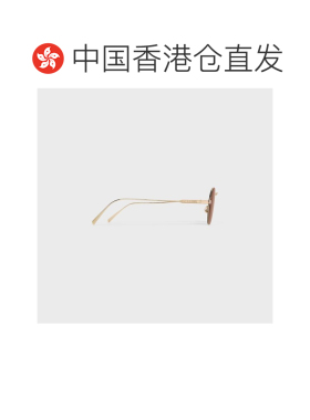 香港直邮Celine 思琳 女士 圆框太阳眼镜 4S348CMLB35LRLIGHTGOLD