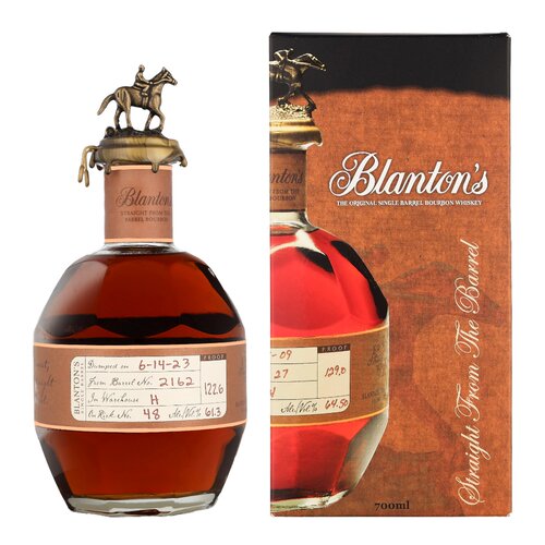 欧洲直邮Blanton's波兰顿 桶强波本威士忌 700ml 61.3% - 图0