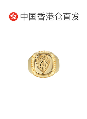 1h可退 Gucci 徽章戒指 863754I4600配饰