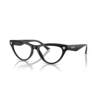 European direct mail versace temples classic logo cat eye optical frames flat mirrors replaceable lenses for women