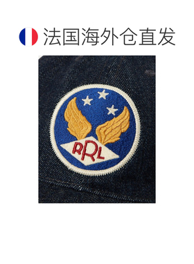 自营欧洲直邮RALPH LAUREN拉夫劳伦RRL牛仔布翼形徽标棒球帽