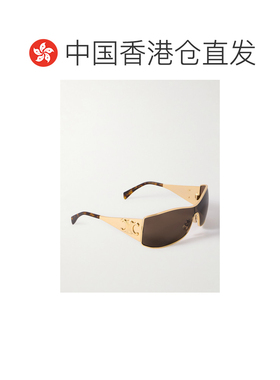 1h可退 香港直邮Celine 思琳 女士 徽标太阳镜 CL40283U metal金