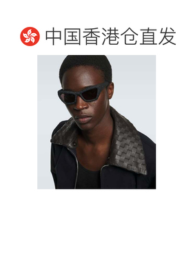 香港直邮Bottega Veneta 葆蝶家 男士 编织矩形太阳眼镜