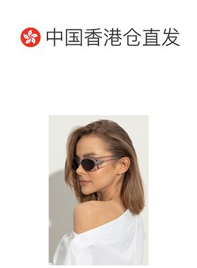 香港直邮Alaia 徽标太阳镜 AA0085S正品舒适防紫外线显脸小高级感