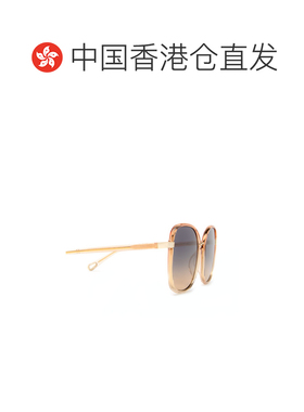 1h可退 香港直邮Chloe 蔻依 女士 徽标太阳镜 CH0031S orange橙色