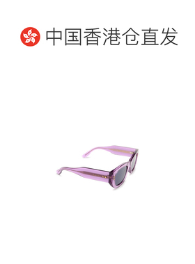 香港直邮GUCCI 女士眼镜 GG1215S003 SS2026 蓝色 徽标太阳镜