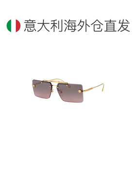 香港直邮VERSACE 女士太阳镜 0VE2245100258 AW2025 金色 Sunglas