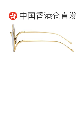 1h可退 香港直邮LOEWE 罗意威 女士 金色 Island 太阳镜 LW40187U
