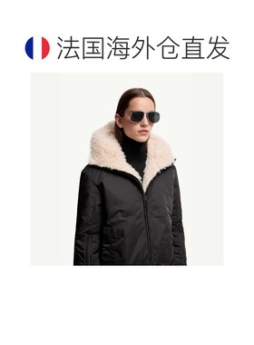 自营欧洲直邮Moncler盟可睐 Vitessa闪亮银色金属飞行员太阳镜男