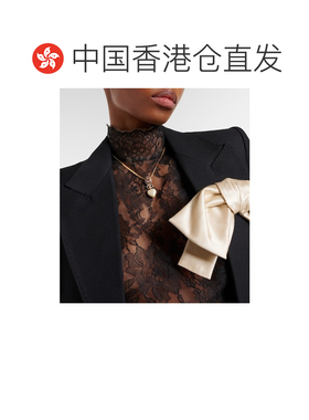 1h可退 香港直邮valentino 华伦天奴 女士 VLogo 精饰吊坠项链 8W