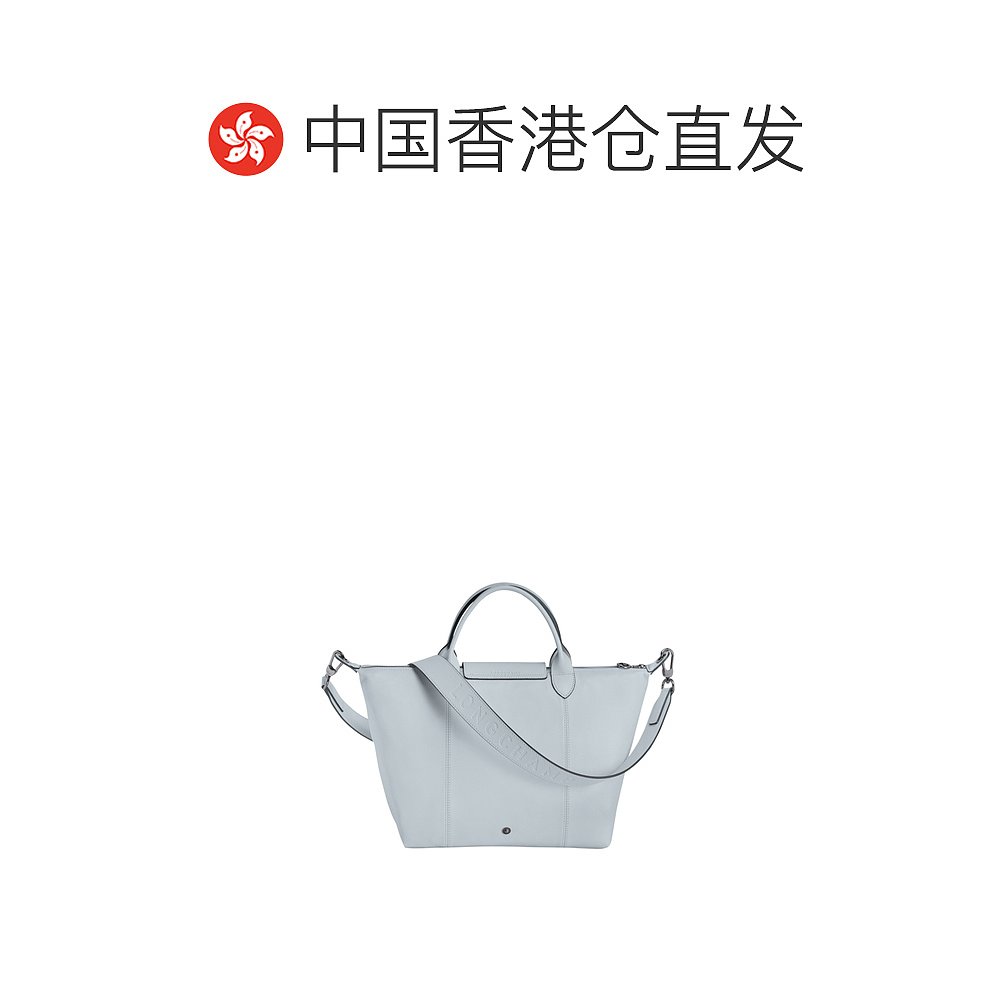 香港直邮Longchamp Le Pliage Cuir徽标中号手提包 L1515757 - 图1