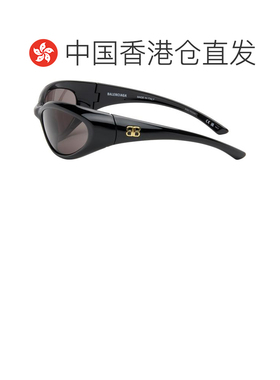 1h可退 香港直邮Balenciaga 巴黎世家 女士 黑色太阳镜 BB0384S00
