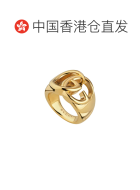 香港直邮GUCCI 女士戒指 864913I46000912 SS2026 金色 GG Marmon