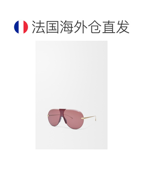 自营欧洲直邮LOEWE罗意威 Safari女士红色醋酸太阳镜