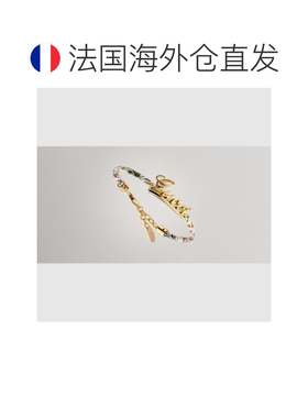自营欧洲直邮GUCCI古驰 女士白色皮革手镯