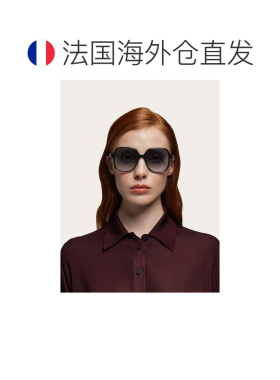 自营欧洲直邮Ferragamo菲拉格慕 女士可再生醋酸纤维大方型太阳镜