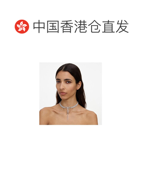 1h可退 香港直邮Self-Portrait 女士 双水晶蝴蝶结短项链 PF26606