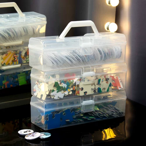 Коробка для хранения, значок, прозрачная система хранения, 75mm