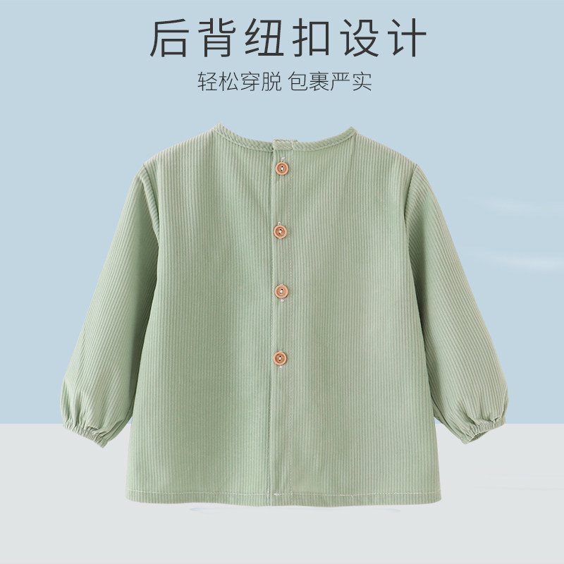 麋鹿秋冬男宝宝罩衣儿童吃饭衣围兜反穿衣防水防脏婴儿饭兜女宝,淘宝优惠券,粉丝福利购,淘宝优惠卷