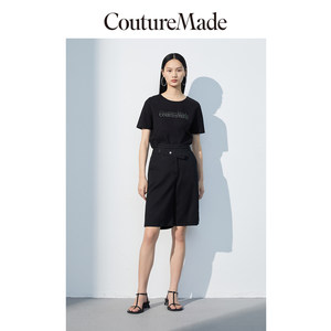 CoutureMade奥莱 T恤夏季清仓纯棉半袖修身上衣女for veromoda