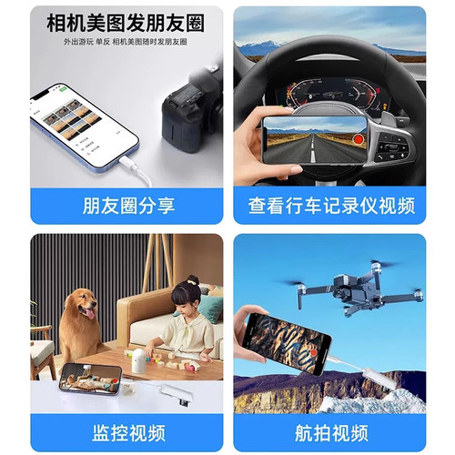 MS卡相机读卡器M2多功能四合一记忆棒typec手机电脑SD万能CCD转换TF适用于华为苹果索尼sony佳能尼康单反通用 - 图3