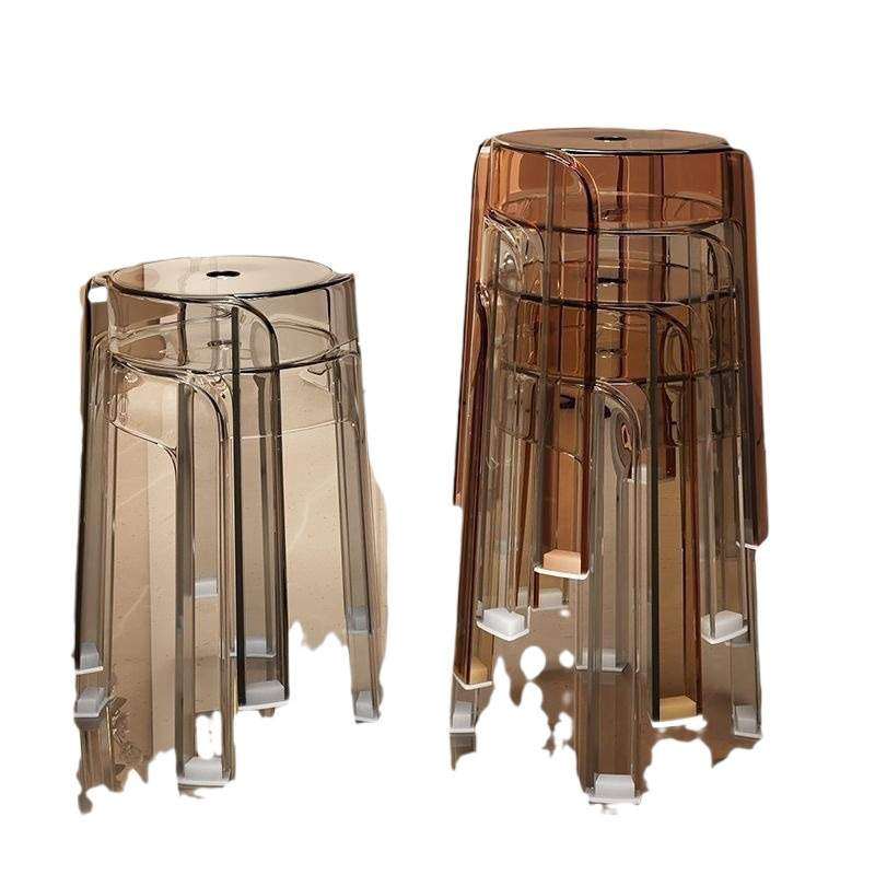 亚克力椅子塑料凳子家用加厚可叠放圆凳简约客厅备用板凳餐椅其它,淘宝优惠券,粉丝福利购,淘宝优惠卷