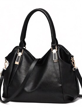 Ladies' leather bag, soft leather, mother's bag, women's bag