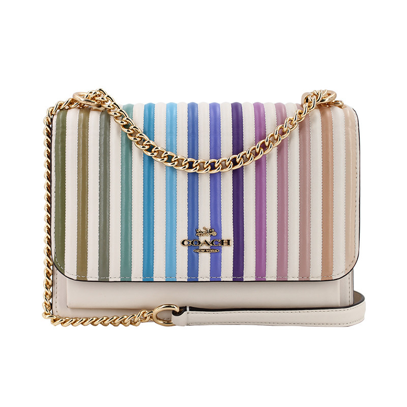 coach哈顿风琴包奥莱2020年链条包 EMEI海外女士包袋