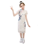 Летнее ретро ципао, детское платье, коллекция 2022, китайский стиль, в западном стиле, подходит для подростков