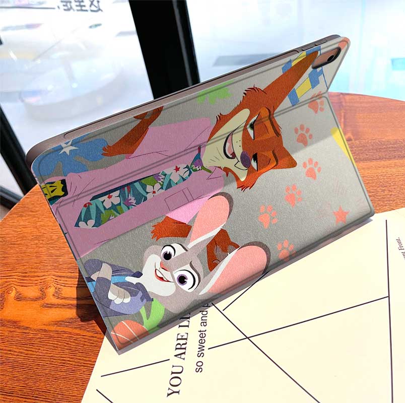 疯狂动物城ipad10保护套pro2024款11寸5苹果air7平板mini6壳4迷你3适用2三折2020带笔槽8第9代2021男女生2018 - 图2