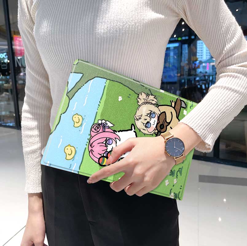 Doro桃乐丝ipad10保护套pro2024款11寸5苹果air7平板mini6壳4迷你3适用2三折2020带笔槽8第9代2021二次元2018 - 图1