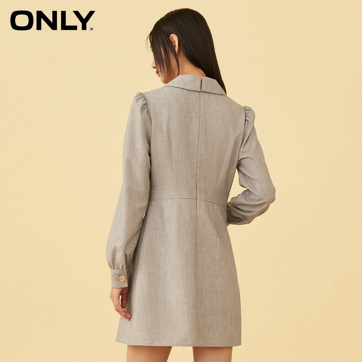 only2021秋季新款法式赫本风连衣裙 ONLYoutlets店连衣裙