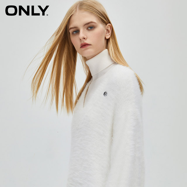 ONLY mohair short knitted dress