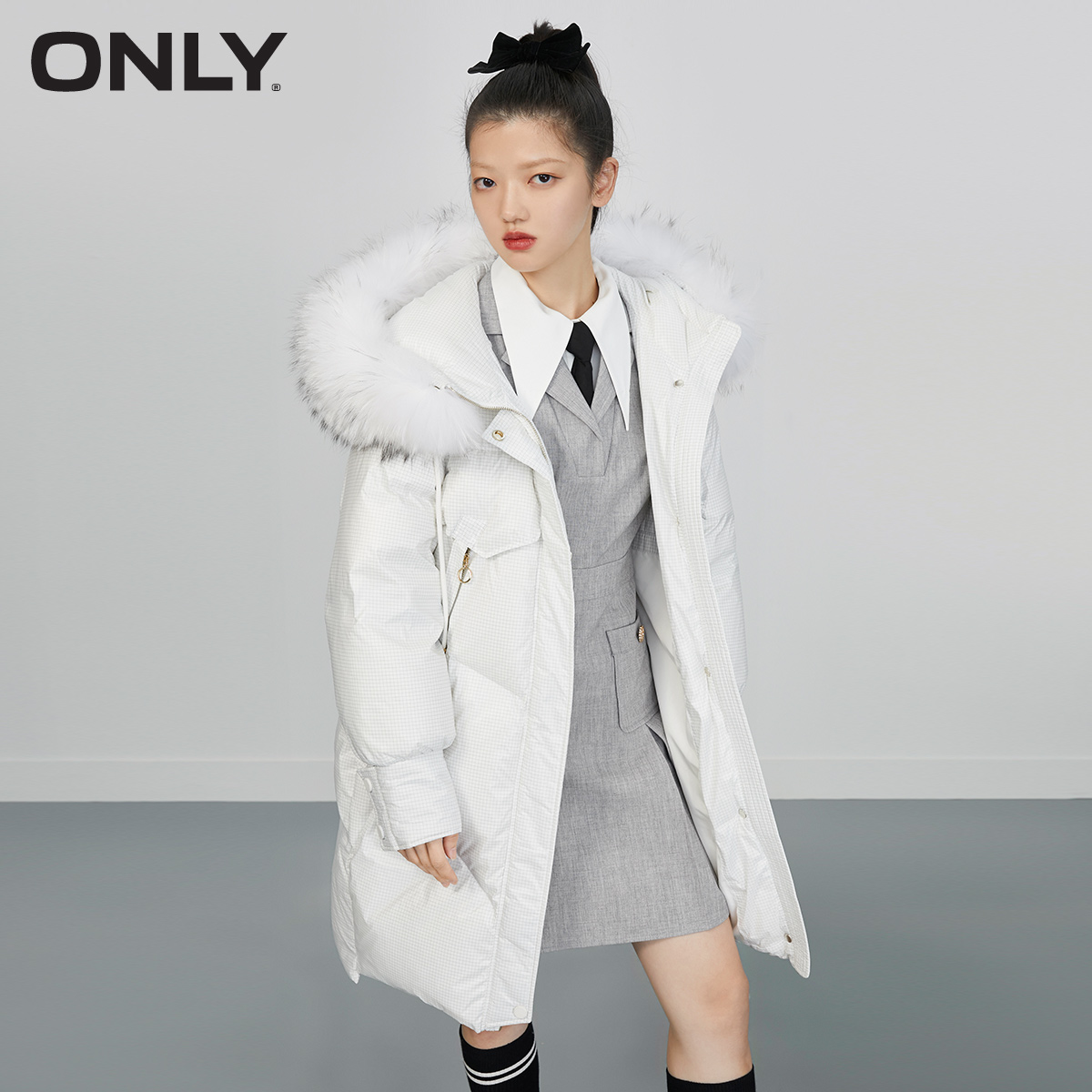 only冬季新款90 120412047 ONLYoutlets店羽绒服