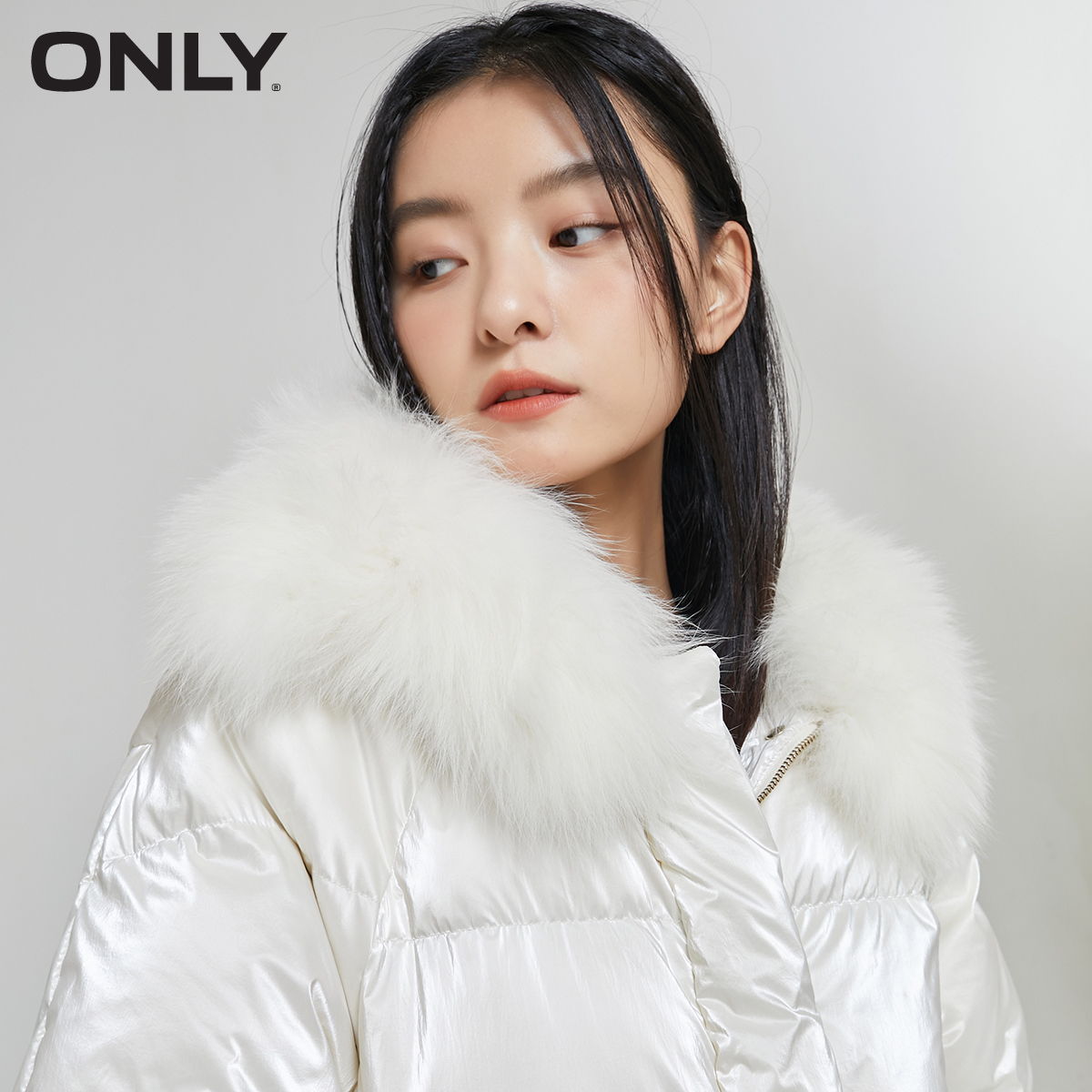 only奥莱秋季时尚宽松显瘦90羽绒服 ONLYoutlets店羽绒服