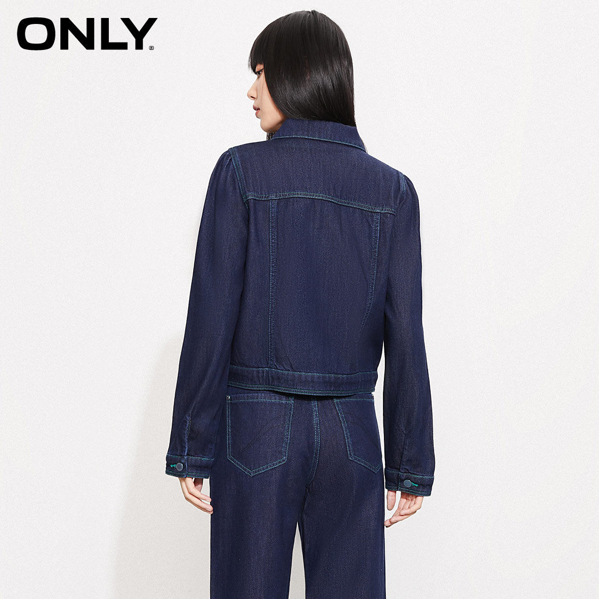 only奥莱2023春季新款休闲泡泡袖 ONLYoutlets店短外套