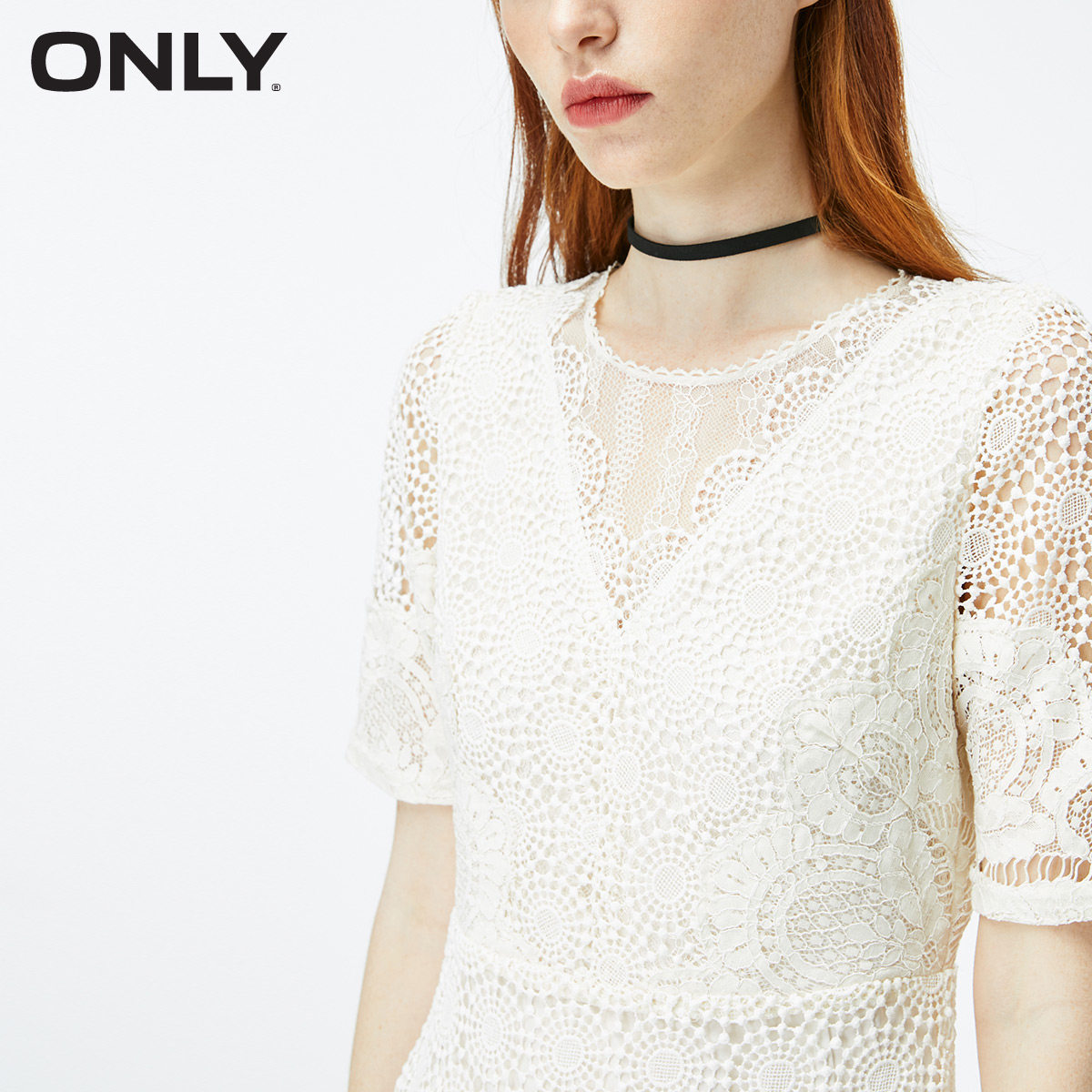 only奥莱清仓秋季新款淑女蕾丝裙子 ONLYoutlets店连衣裙
