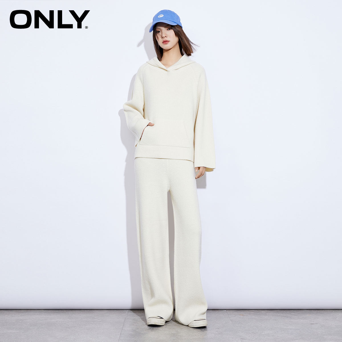 only奥莱春季新款慵懒风舒适针织衫 ONLYoutlets店毛针织衫