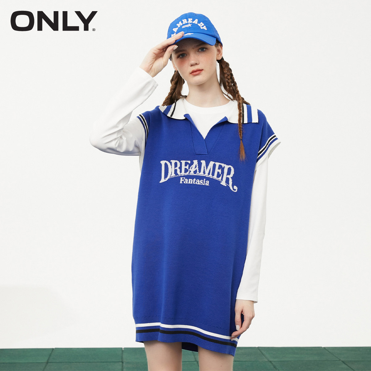 only奥莱春季新款运动风显瘦连衣裙 ONLYoutlets店连衣裙