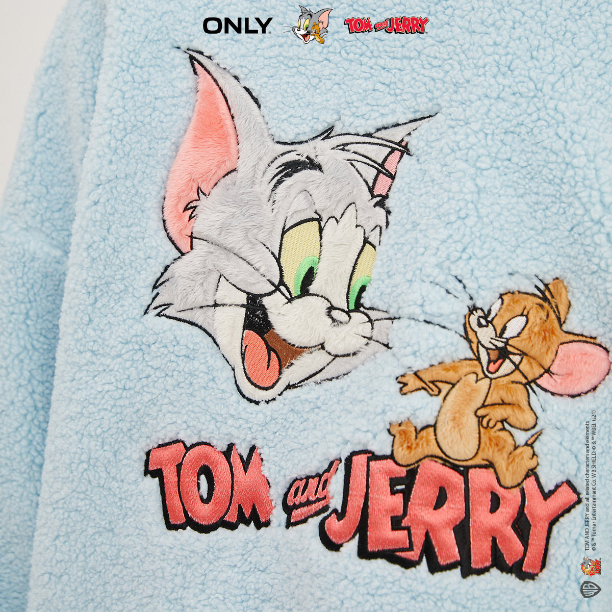 only2021冬季新款tom jerry仿卫衣 ONLYoutlets店卫衣/绒衫