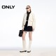 ONLY embroidered pocket loose short woolen coat