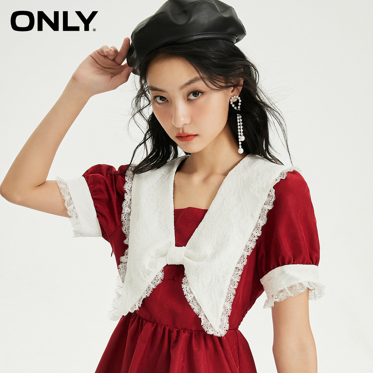 only奥莱2021春季新款修身连衣裙 ONLYoutlets店连衣裙