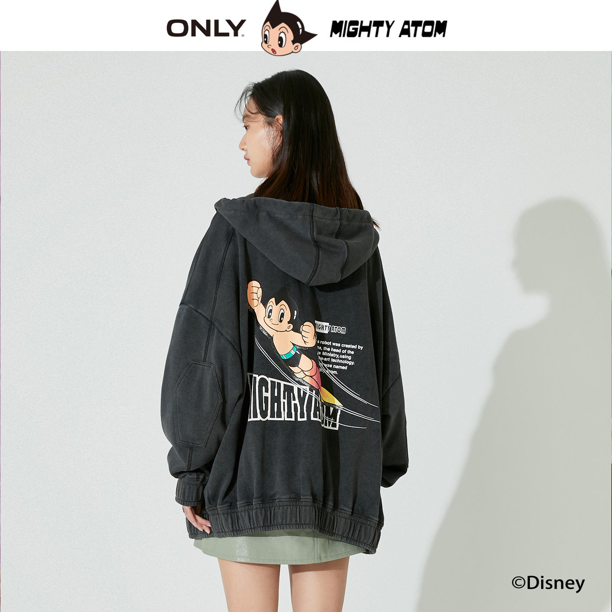 only2021阿童木联名款连帽印花卫衣 ONLYoutlets店毛针织衫